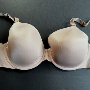 Soma Bra 36 DD E Beige Vanishing 360 Perfect Coverage Underwire T Shirt Seamless